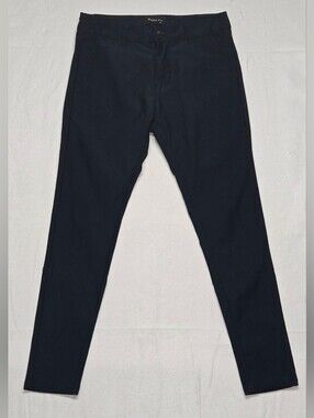 Skinny Fit 28 Stretch Pants Ankle Navy Blue